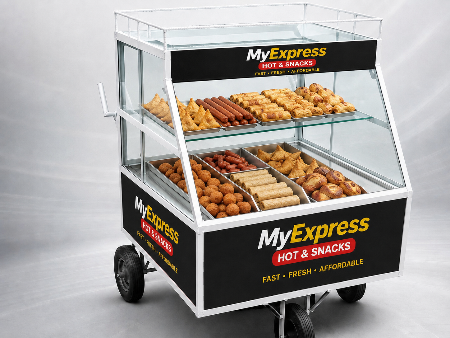 MyExpress Large Food Vending Trolley